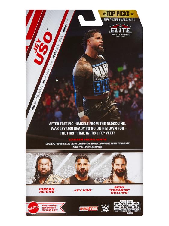 WWE Elite Collection Top Picks 2025 Jey Uso Gallery Image 8