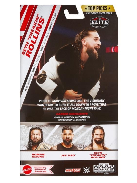 WWE Elite Collection Top Picks 2025 Seth "Freakin" Rollins Gallery Image 9