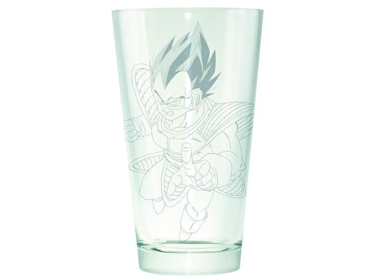 Dragon Ball Z Etched Pint Glass - Vegeta Gallery Image 1