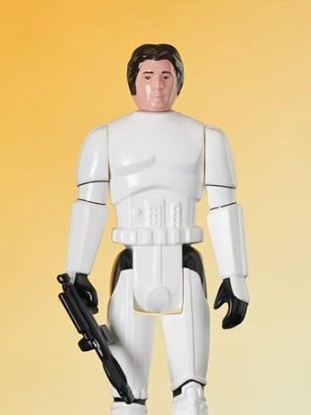 Star Wars: A New Hope Han Solo (Stormtrooper Disguise) Exclusive Jumbo Figure Gallery Image 2