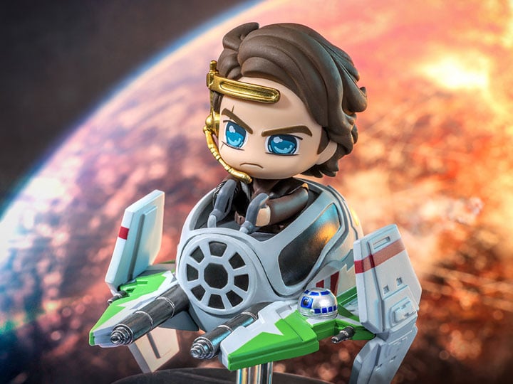 Star Wars Cosbi #38 Darth Vader (Palpatine's New Apprentice) with Jedi Starfighter Gallery Image 1