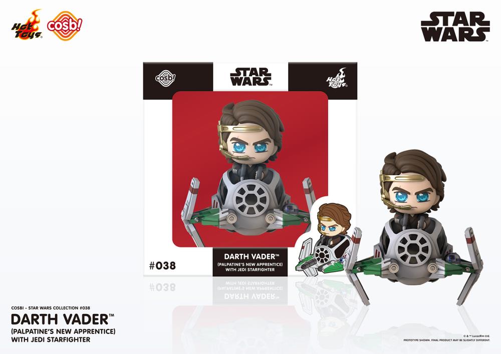 Star Wars Cosbi #38 Darth Vader (Palpatine's New Apprentice) with Jedi Starfighter Gallery Image 4