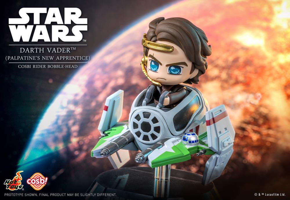 Star Wars Cosbi #38 Darth Vader (Palpatine's New Apprentice) with Jedi Starfighter Gallery Image 3