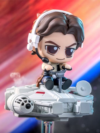 Star Wars Cosbi #39 Han Solo with Millennium Falcon Gallery Image 2