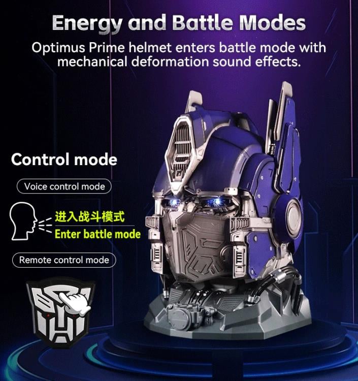 Transformers: Bumblebee Optimus Prime Wearable Electronic Helmet (Upgraded Ver.) Gallery Image 5