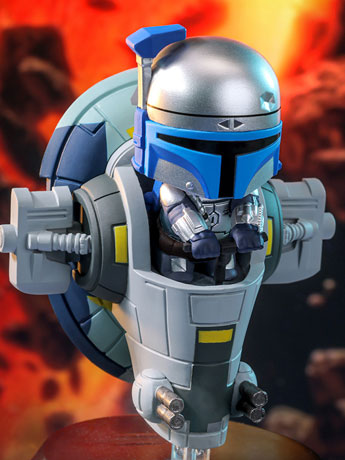 Star Wars Cosbi #41 Jango Fett with Starship Gallery Image 2