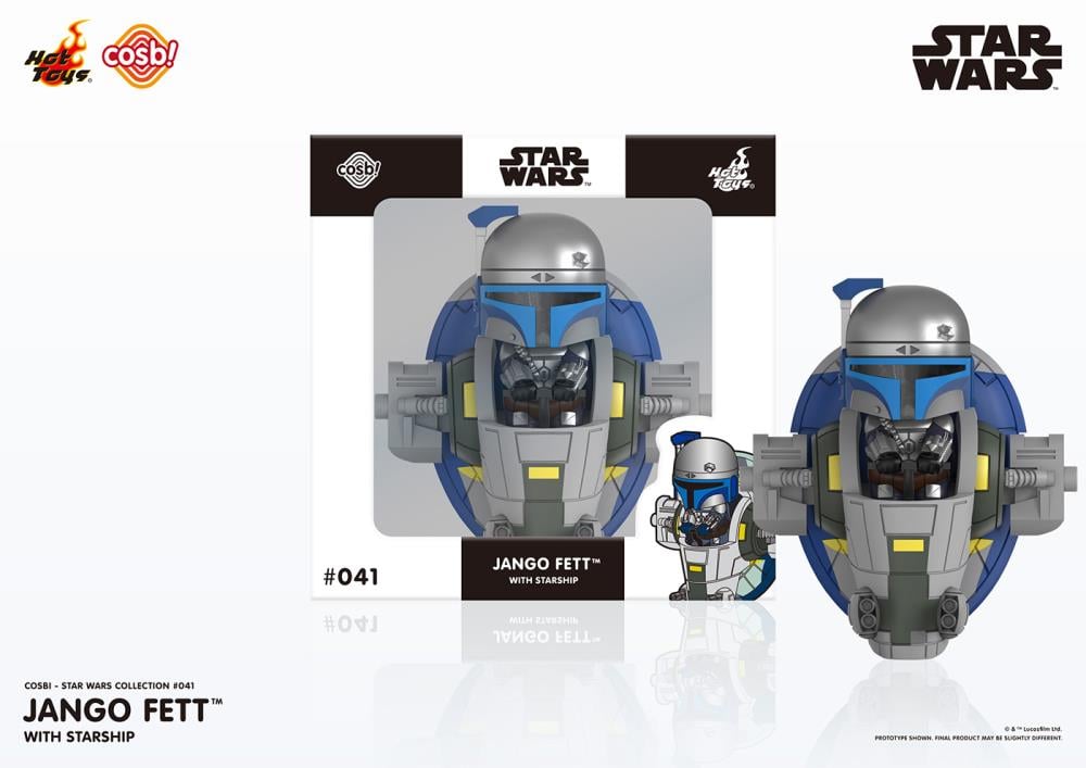 Star Wars Cosbi #41 Jango Fett with Starship Gallery Image 4