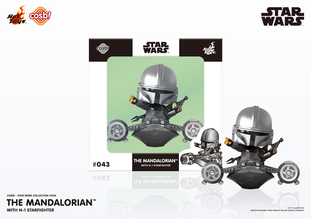 Star Wars Cosbi #43 The Mandalorian with N-1 Starfighter Gallery Image 4