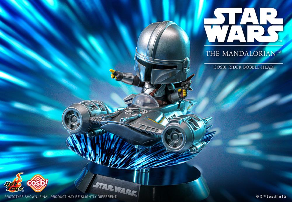 Star Wars Cosbi #43 The Mandalorian with N-1 Starfighter Gallery Image 3