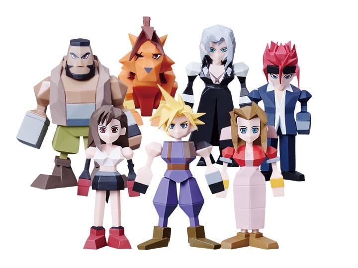 Final Fantasy VII Polygon Figure Vol. 1 Box of 8 Random Figures Gallery Image 1