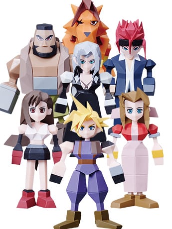 Final Fantasy VII Polygon Figure Vol. 1 Box of 8 Random Figures