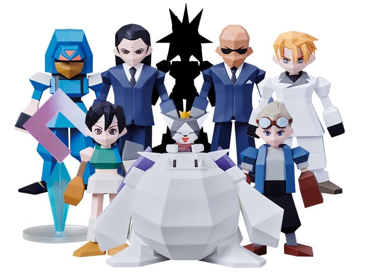 Final Fantasy VII Polygon Figure Vol. 2 Box of 8 Random Figures