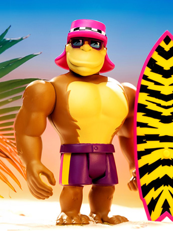 Thrilla Krew ReAction Thrilla Gorilla Action Figure Gallery Image 2