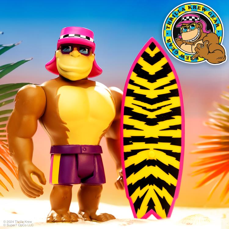 ゴリラフィギュア　DA TEAM BRONX サングラス付き Thrilla Krew ReAction Thrilla Gorilla Action Figure