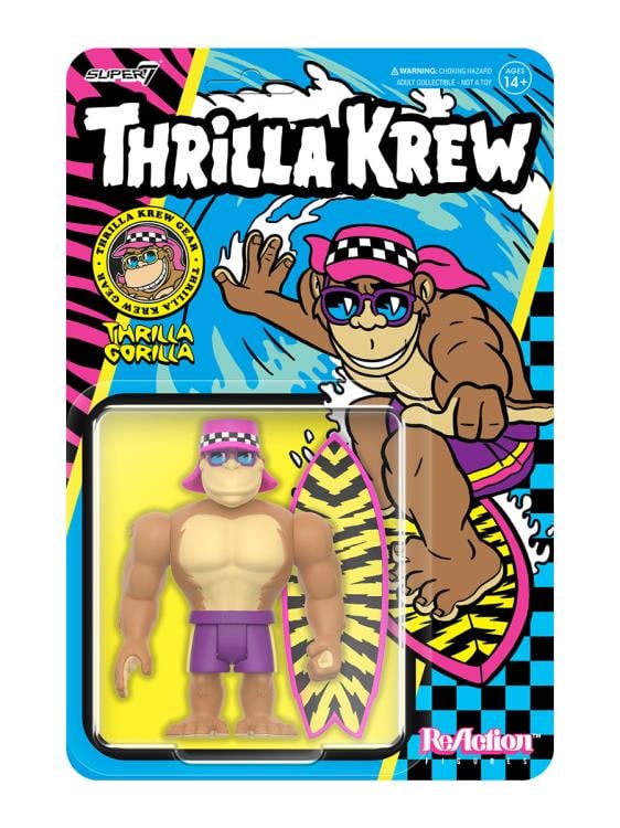Thrilla Krew ReAction Thrilla Gorilla Action Figure Gallery Image 5