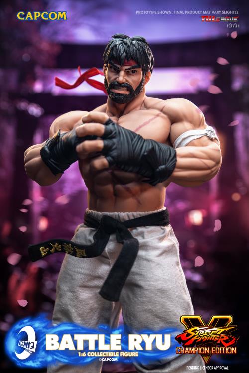 Street Fighter V: Champion Edition Iconiq Gaming Series Battle Ryu 1/6 Scale Limited Edition Collectible Figure Gallery Image 15