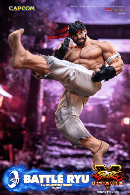 Street Fighter V: Champion Edition Iconiq Gaming Series Battle Ryu 1/6 Scale Limited Edition Collectible Figure Gallery Image 17