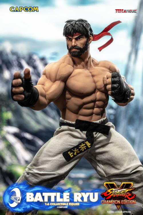 Street Fighter V: Champion Edition Iconiq Gaming Series Battle Ryu 1/6 Scale Limited Edition Collectible Figure Gallery Image 12
