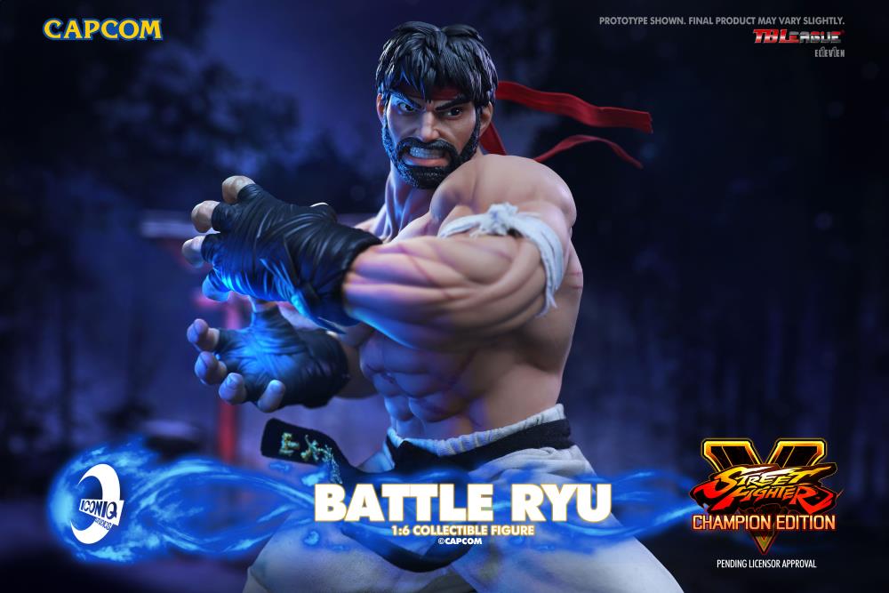 Street Fighter V: Champion Edition Iconiq Gaming Series Battle Ryu 1/6 Scale Limited Edition Collectible Figure Gallery Image 18