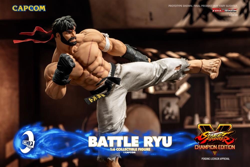 Street Fighter V: Champion Edition Iconiq Gaming Series Battle Ryu 1/6 Scale Limited Edition Collectible Figure Gallery Image 7
