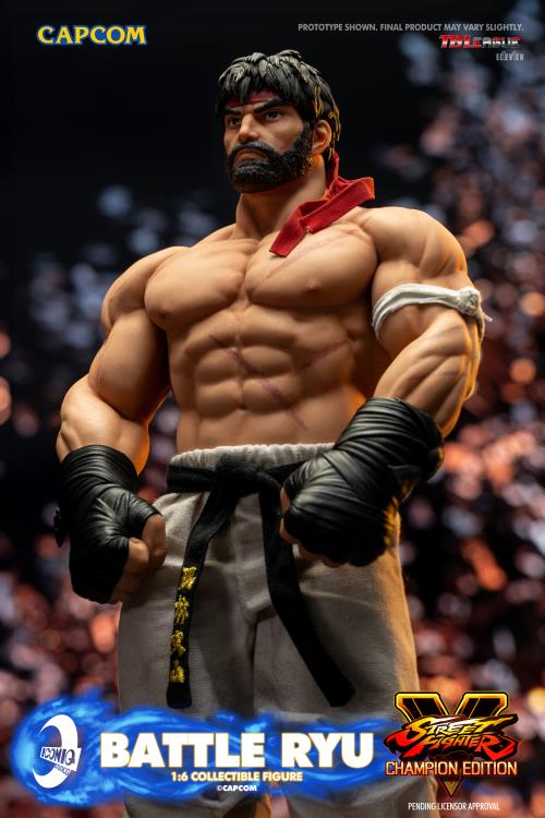 Street Fighter V: Champion Edition Iconiq Gaming Series Battle Ryu 1/6 Scale Limited Edition Collectible Figure Gallery Image 22