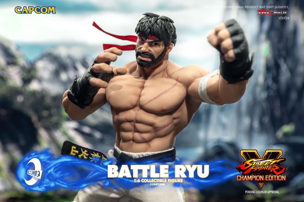 Street Fighter V: Champion Edition Iconiq Gaming Series Battle Ryu 1/6 Scale Limited Edition Collectible Figure Gallery Image 13