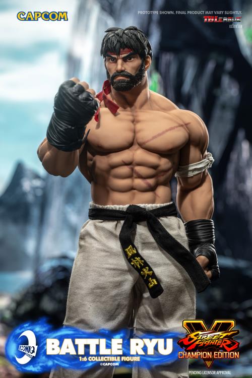 Street Fighter V: Champion Edition Iconiq Gaming Series Battle Ryu 1/6 Scale Limited Edition Collectible Figure Gallery Image 10