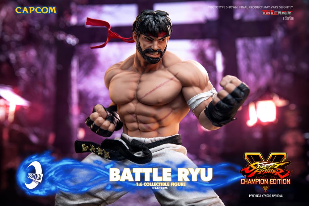 Street Fighter V: Champion Edition Iconiq Gaming Series Battle Ryu 1/6 Scale Limited Edition Collectible Figure Gallery Image 16