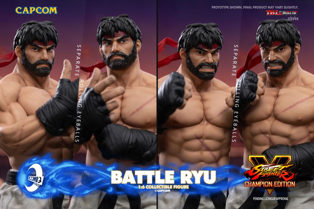 Street Fighter V: Champion Edition Iconiq Gaming Series Battle Ryu 1/6 Scale Limited Edition Collectible Figure Gallery Image 28