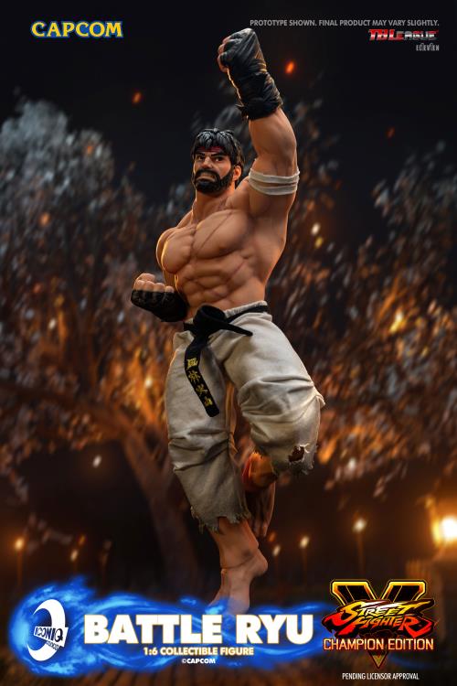 Street Fighter V: Champion Edition Iconiq Gaming Series Battle Ryu 1/6 Scale Limited Edition Collectible Figure Gallery Image 20