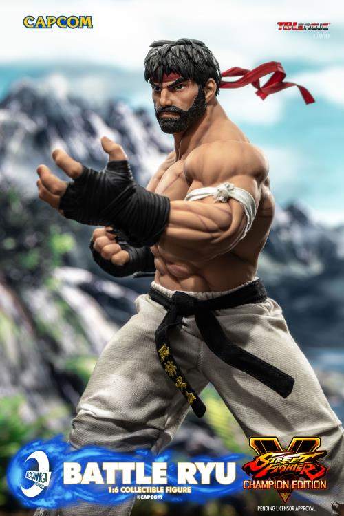 Street Fighter V: Champion Edition Iconiq Gaming Series Battle Ryu 1/6 Scale Limited Edition Collectible Figure Gallery Image 11