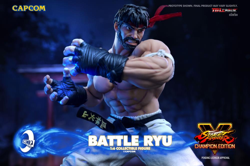 Street Fighter V: Champion Edition Iconiq Gaming Series Battle Ryu 1/6 Scale Limited Edition Collectible Figure Gallery Image 19