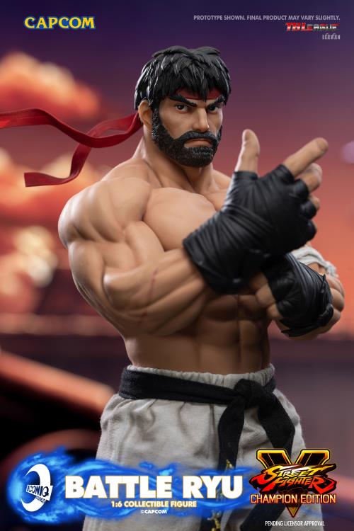 Street Fighter V: Champion Edition Iconiq Gaming Series Battle Ryu 1/6 Scale Limited Edition Collectible Figure Gallery Image 24