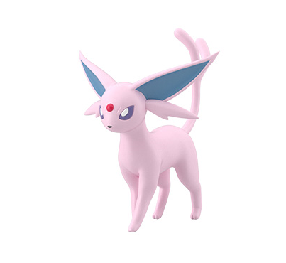 Pokemon Scale World Johto Region Chikorita & Espeon Figure Set Gallery Image 4
