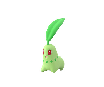 Pokemon Scale World Johto Region Chikorita & Espeon Figure Set Gallery Image 3