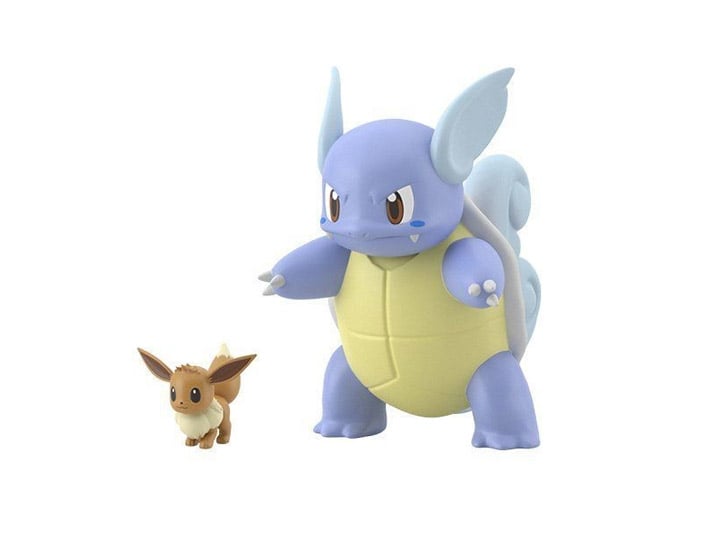Pokemon Scale World Kanto Region Eevee & Wartortle Figure Set Gallery Image 1