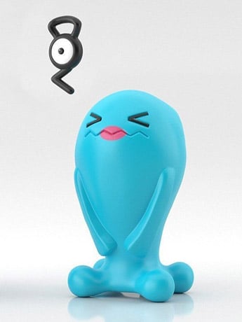 Pokemon Scale World Johto Region Unown (G) & Wobbuffet (Female) Figure Set Gallery Image 2