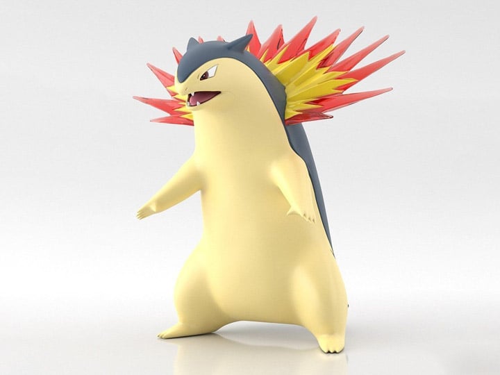 Pokemon Scale World Johto Region Typhlosion Figure Gallery Image 1