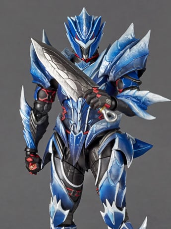 Monster Hunter Rise Amazing Yamaguchi Revoltech NR027 Hunter (Lunagaron Armor Set) Action Figure Gallery Image 2
