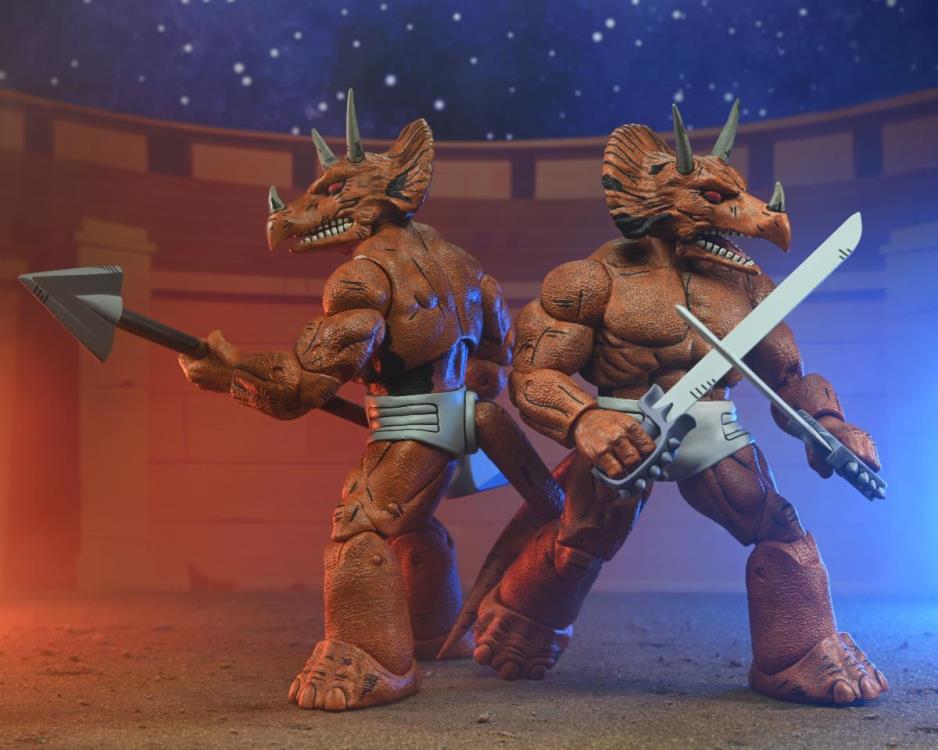 Teenage Mutant Ninja Turtles Triceraton Gladiator (Mirage Comics) Action Figure Gallery Image 8