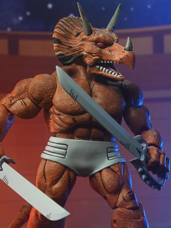 Teenage Mutant Ninja Turtles Triceraton Gladiator (Mirage Comics) Action Figure Gallery Image 2