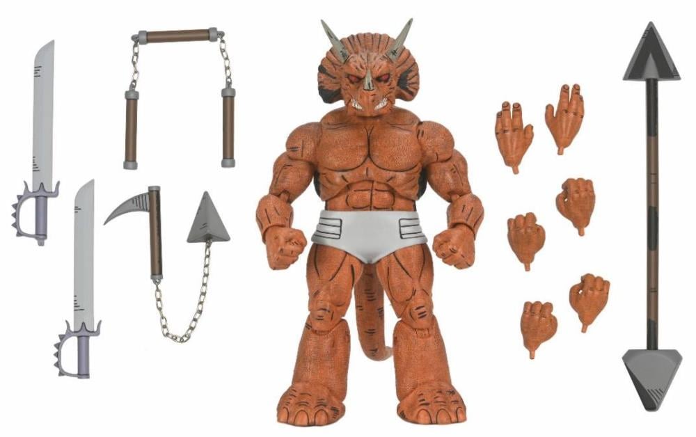 Teenage Mutant Ninja Turtles Triceraton Gladiator (Mirage Comics) Action Figure Gallery Image 10
