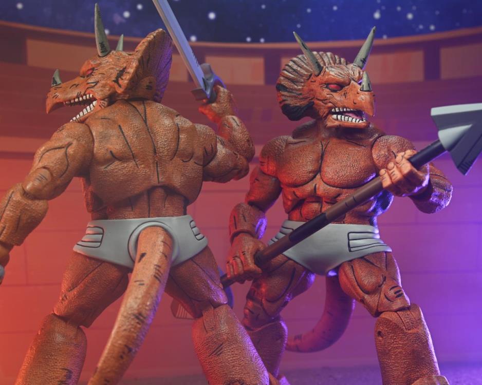 Teenage Mutant Ninja Turtles Triceraton Gladiator (Mirage Comics) Action Figure Gallery Image 9