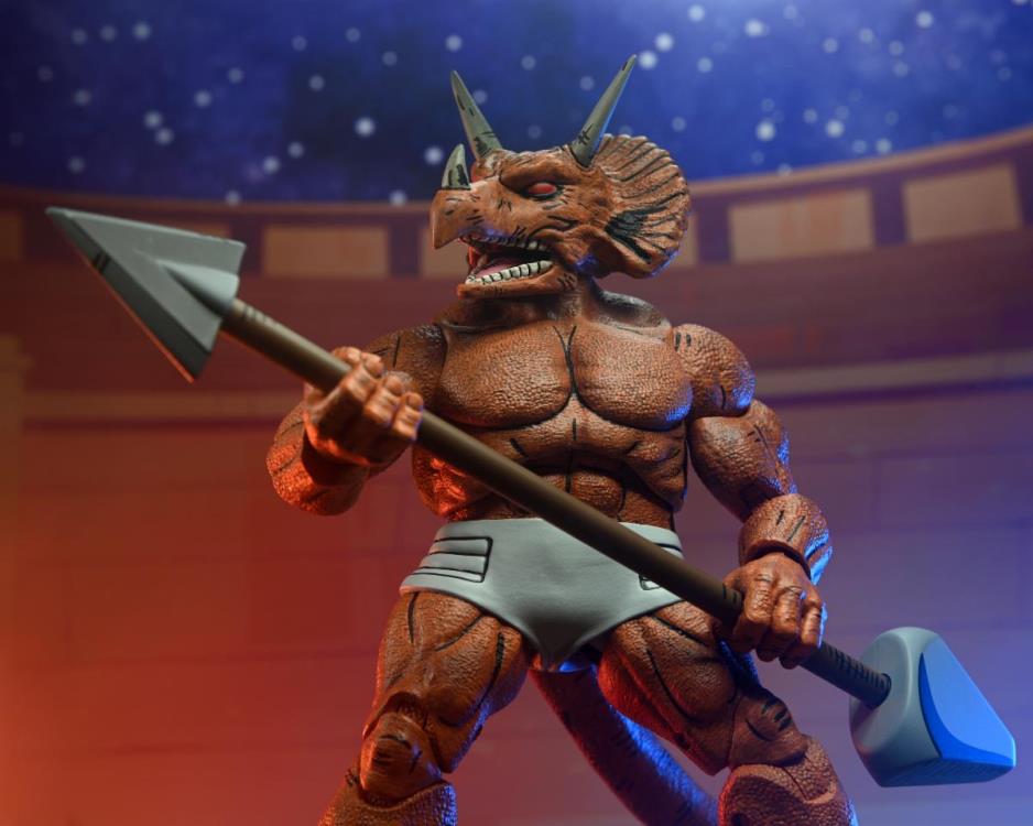 Teenage Mutant Ninja Turtles Triceraton Gladiator (Mirage Comics) Action Figure Gallery Image 6