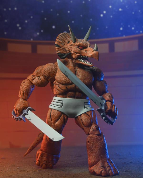 Teenage Mutant Ninja Turtles Triceraton Gladiator (Mirage Comics) Action Figure Gallery Image 5