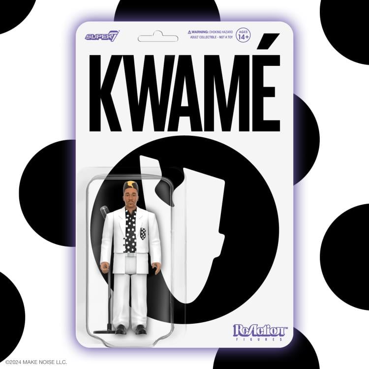 Kwame ReAction Kwame (White/Black Polka Dot) Action Figure Gallery Image 6