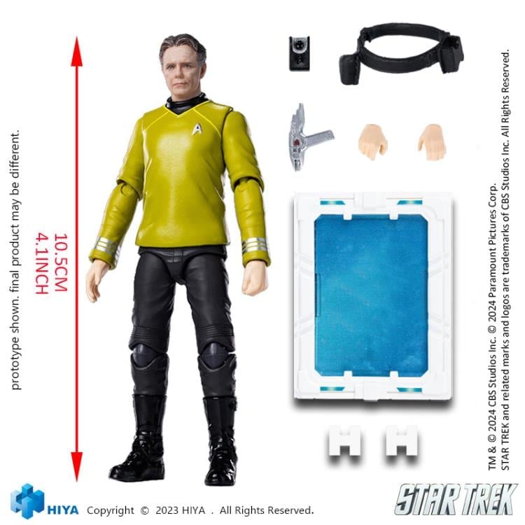 Star Trek (2009) Exquisite Mini Series Captain Pike 1/18 Scale PX Previews Exclusive Action Figure Gallery Image 13