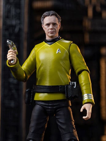 Star Trek (2009) Exquisite Mini Series Captain Pike 1/18 Scale PX Previews Exclusive Action Figure Gallery Image 2
