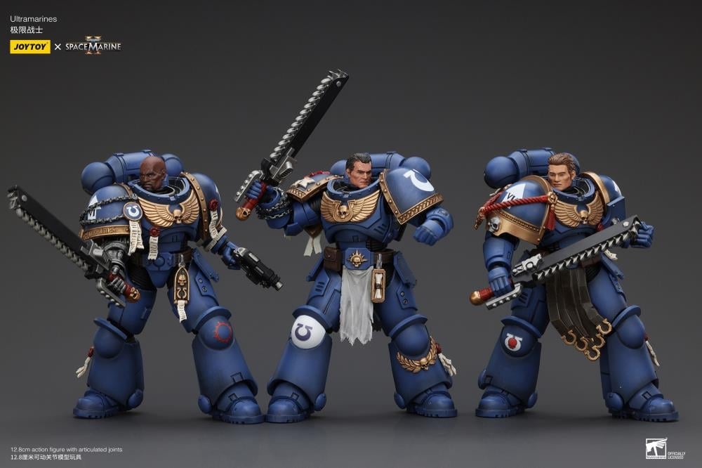 Warhammer 40,000: Space Marine 2 Ultramarines Sergeant Gadriel 1/18 Scale Action Figure Gallery Image 10