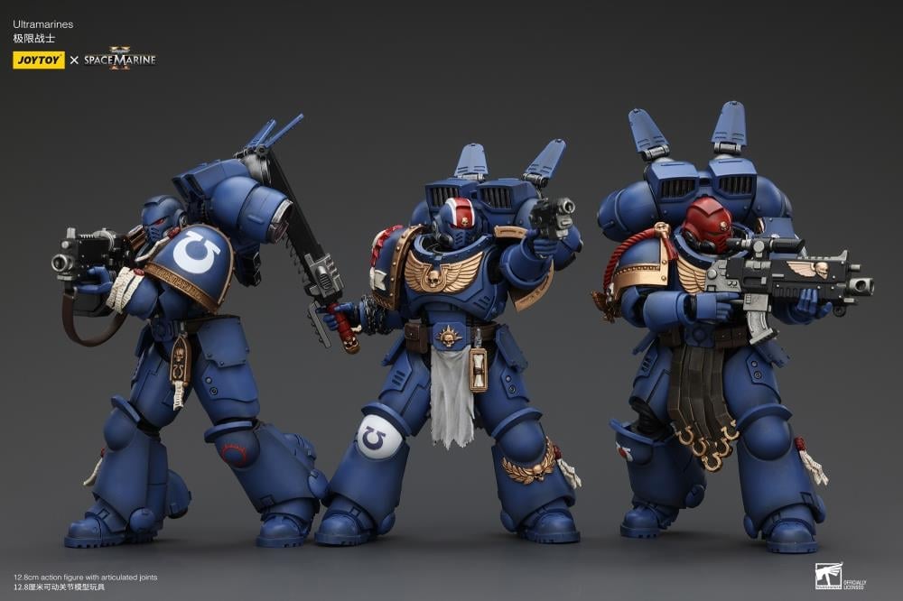 Warhammer 40,000: Space Marine 2 Ultramarines Sergeant Gadriel 1/18 Scale Action Figure Gallery Image 11